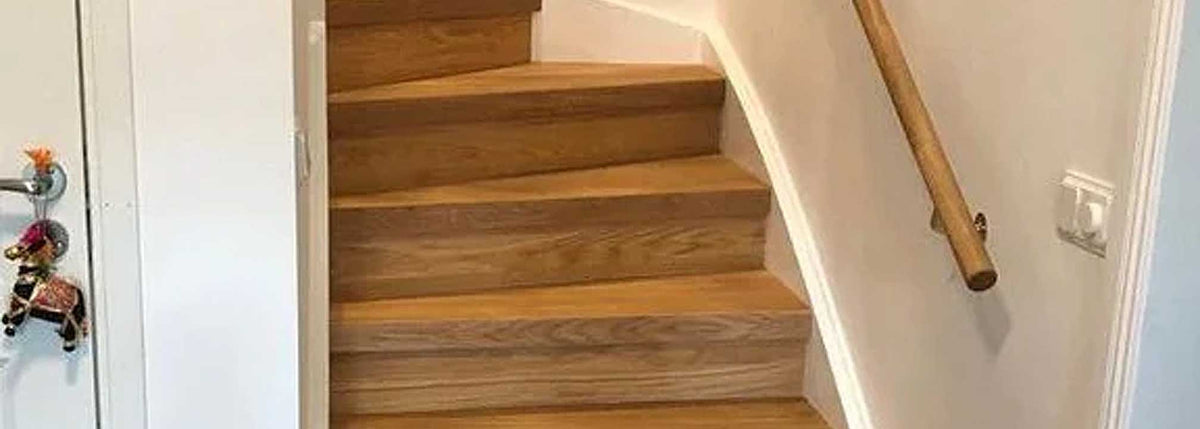 Runda ledstänger i ek och ask