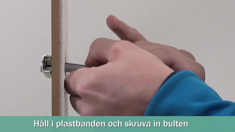 Montera gipsankare för ledstångsbeslag – film
