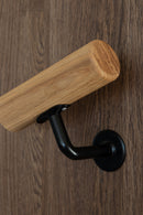 Hårdvaxoljad ledstång i massiv Ek