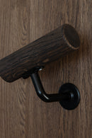 Svart beslag för ledstång