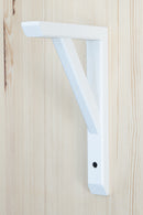 Vitmålad klassisk konsol för hyllplan