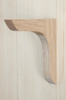 Konsoll för hyllplan i Ek