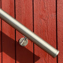 Ledstång i borstad aluminium