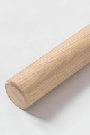 Obehandlad ledstång i massiv Ek