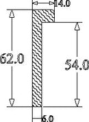 Bakkantslist i massiv ek - Bakkantslist, Ek