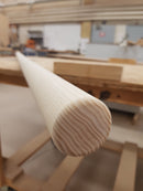 Pigmenterad ledstång i massiv oljad Ask - Ask, Pigmenterad