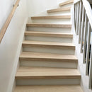 Plansteg i massiv Ask för trapprenovering - Ask, Obehandlad, Osmo hårdvaxolja, Trappsteg