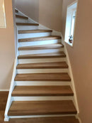 Plansteg i massiv ek för trapprenovering - Ek, Obehandlad, Osmo hårdvaxolja, Trappsteg