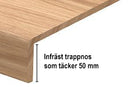 Plansteg i Ek, Björbo - Ek, Pigment: Björbo, Pigmenterad, Trappsteg