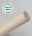 Obehandlad ledstång i massiv Ask - Ask, Ledstång, Obehandlad