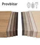 Provbit på plansteg - Trapprenovering - Ask, Ek, Obehandlad, Osmo hårdvaxolja, Pigmenterad, Trappsteg