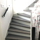 Plansteg i Ask, Dala-Floda - Ask, Pigment: Dala-Floda, Pigmenterad, Trappsteg