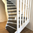 Plansteg i Ask, Dala-Floda - Ask, Pigment: Dala-Floda, Pigmenterad, Trappsteg